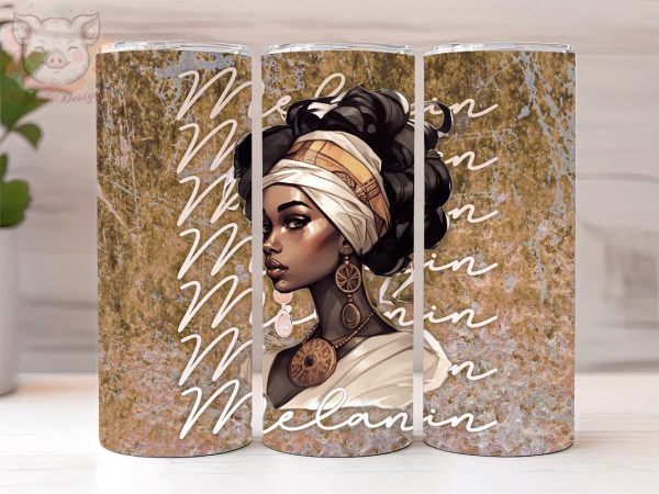Black Girl Magic 20oz Tumbler Png, Straight & Tapered Tumbler Png, Afro American Women Gift Tumbler Png, Digital Download PNG For Discount