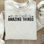 You are capable of amazing things Sleeve SVG Design Design For Discount - Image 2