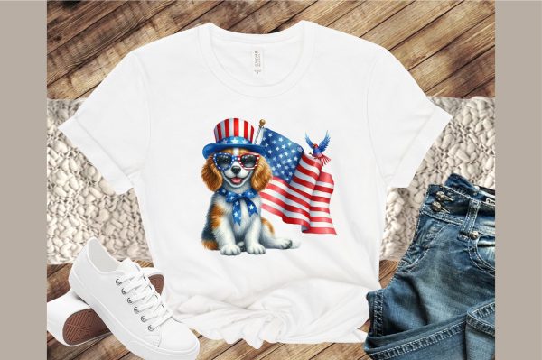 4th of July Dog Clipart Sale - Image 4