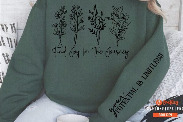 Find joy in the journey SVG Design Hot on Sale
