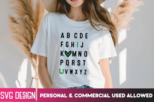 ABC I Love You Svg Cut File SVG Cut Files, ABC I Love You Svg Cut File SVG Design, St.Patrick s Day SVG Design , Happy St.Patrick s Day SVG Cut File Online now