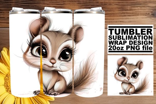 Whimsical Wildlife Tumbler Sublimation Cheap