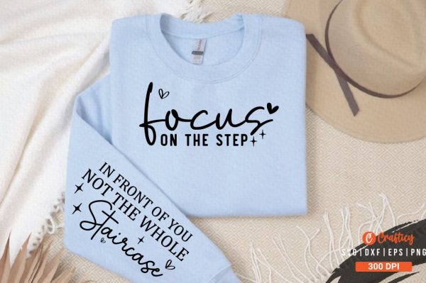 Focus on the step   Sleeve SVG Design Online