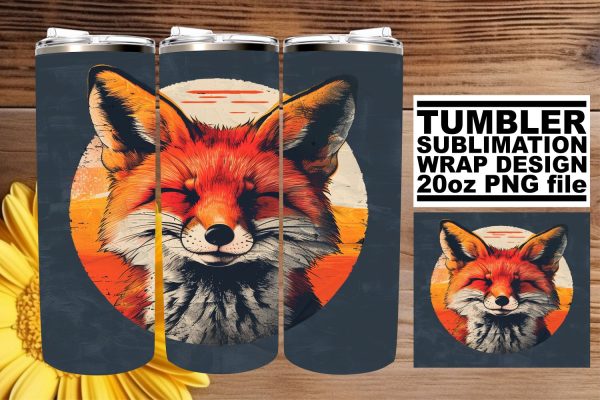 Vintage Animal Print Tumbler Wrap, Retro Sublimation Design, 20oz, Throwback Charm For Cheap