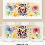Kindness Changes Everything Butterfly Sublimation Mug Design Online now - Image 3