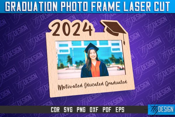 Graduation Photo Frame Laser Cut Bundle  | Photo Frame Design | CNC File For Sale - Image 5