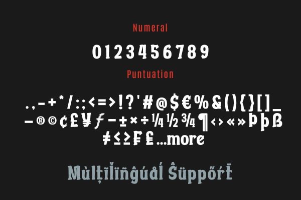 Abutcin - Movie Display Font For Cheap - Image 2
