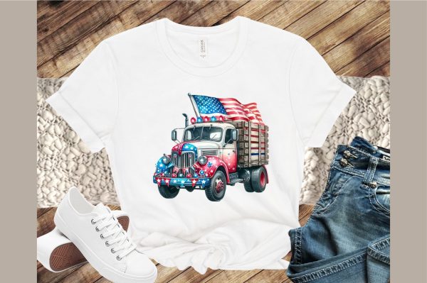 4th of July Watercolor Clipart Bundle Hot on Sale - Image 4