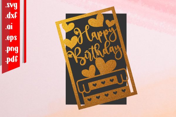 Happy Birthday Papercut 7 Supply