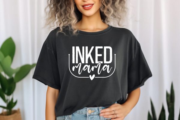 Inked Mama Svg Png Files, Mom life svg, Tattoo Svg, Funny Mom Svg, Mothers Day Svg, Boss Mama Svg, Strong Woman Svg Fashion