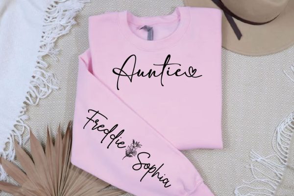 Auntie Sleeve Svg Design Sale - Image 3