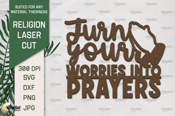 Religion Laser Cut Bundle. Wall Decor SVG Laser Cut Supply - Image 4