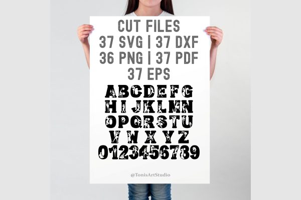 Dance Font Alphabet Svg, Dance Svg, Dancing Letters Svg, Dancer Silhouette Svg, Monogram Svg Files For Discount - Image 5