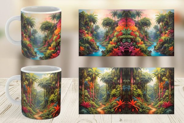 Mug Wrap Summer Jungle For Cheap - Image 5