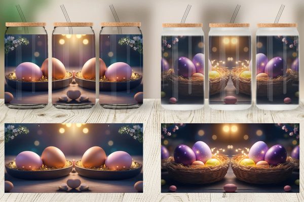 Glass Can Wrap Easter Egg Bokeh For Discount - Image 2