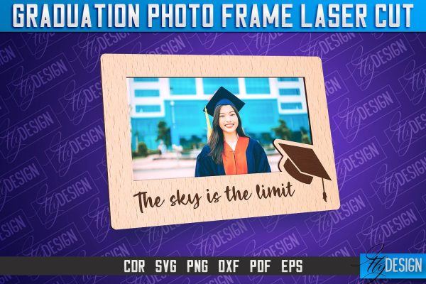 Graduation Photo Frame Laser Cut Bundle  | Photo Frame Design | CNC File For Sale - Image 3
