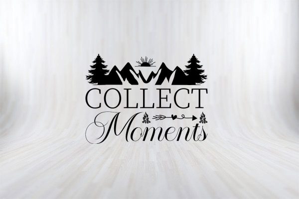 COLLECT MOMENTS Camping SVG PNG Craft Cut File Supply