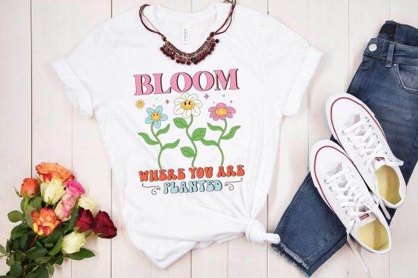 Bloom Where You Are Planted - Retro Spring PNG Online Sale - Image 4