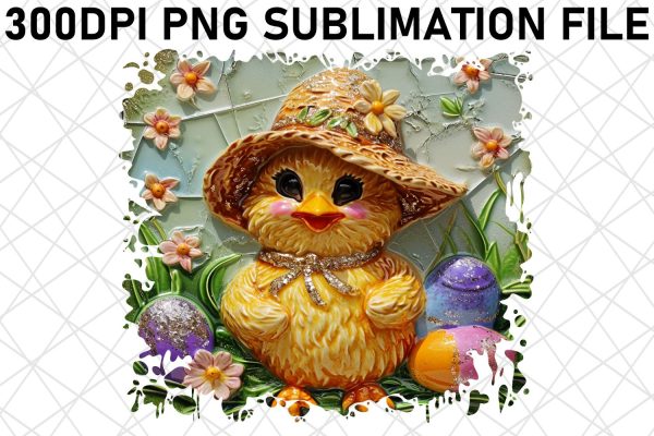 Whimsical Spring Animal 3D Graphics on Sale
