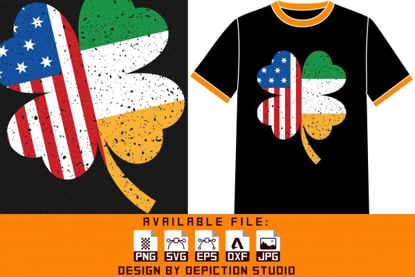 Saint Patrick s Day T-Shirt, Shamrock Shirt Print Template For Discount - Image 3