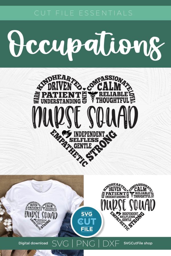 Nurse squad svg for your whole RN LPN or NP team For Cheap - Image 5