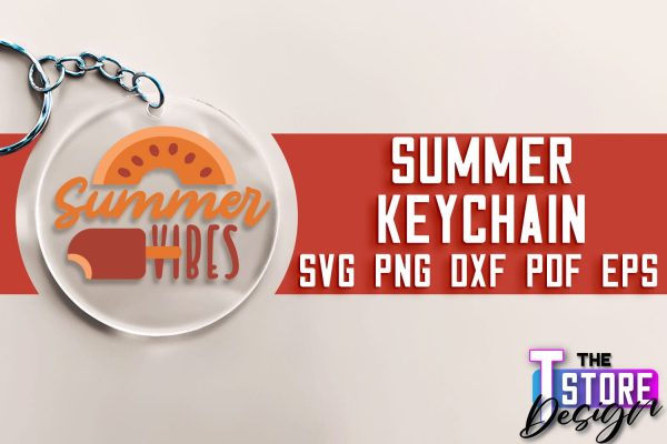 Summer Keychain SVG Design | Sea & Ocean SVG Quotes | Quotes Design Fashion