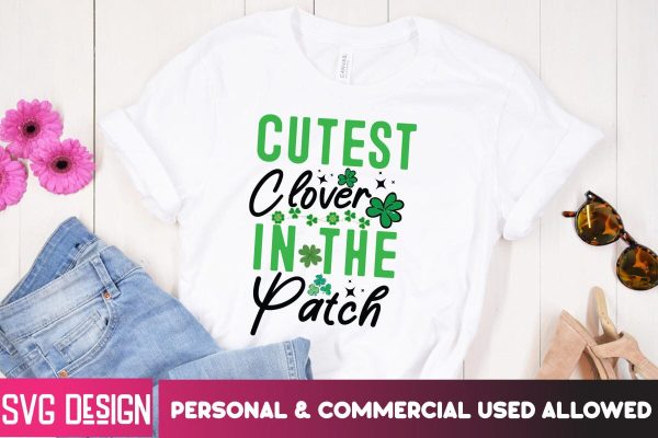 Cutest Clover in the Patch SVG Cut File, Cutest Clover in the Patch SVG Design, St.Patrick s Day SVG Design , Happy St.Patrick s Day SVG Cut File Online Hot Sale - Image 2