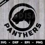 Panthers SVG Cut File, Panthers logo SVG Design, Panthers Football Mascot, T-Shirt Sublimation Design Png Online - Image 2