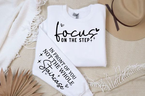 Focus on the step   Sleeve SVG Design Online - Image 3