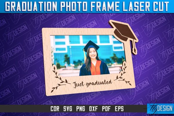Graduation Photo Frame Laser Cut Bundle  | Photo Frame Design | CNC File For Sale - Image 4
