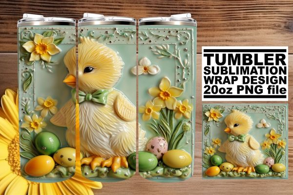 3D Animal Spring Mug Wrap Magic Supply