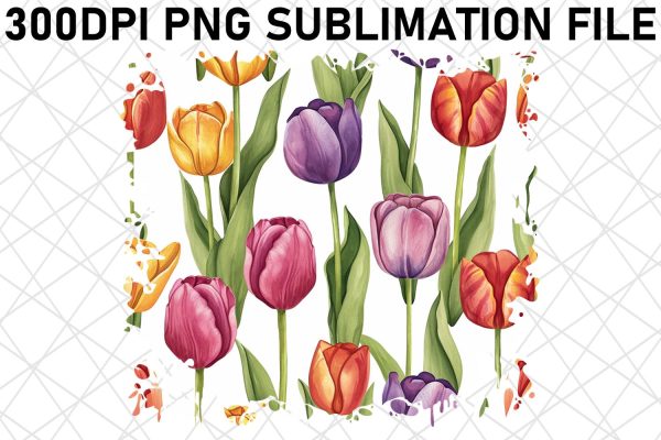 Petal Paradise Sublimation Pattern, Whimsical Floral PNG Design, Vibrant Blossoms, Springtime Magic Cheap