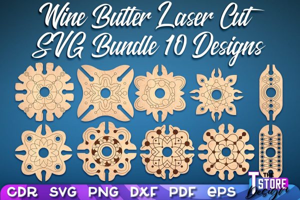 Wine Butler Design | Laser Cut Design | CNC File For Cheap