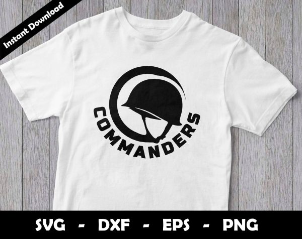Commanders SVG Cut File, Commanders logo SVG Design, Commanders Football Mascot, T-Shirt Sublimation Design Png on Sale