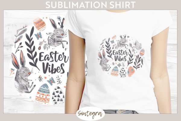 Easter Vibes v7 T-shirt Sublimation Online Sale