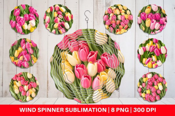 Wind Spinner Tulips Pattern For Discount