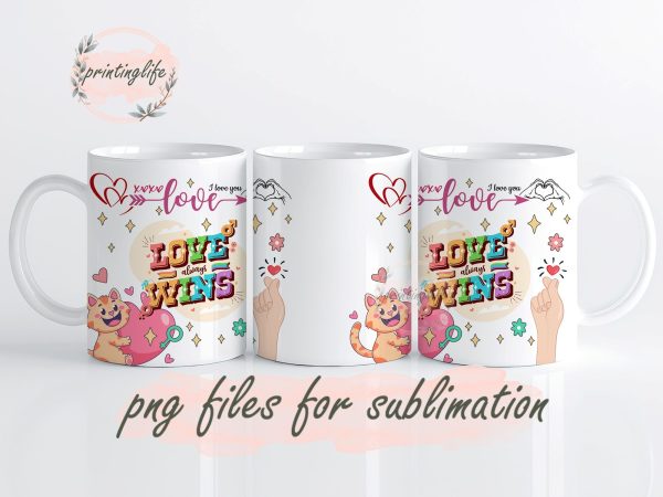 Positive Affirmation Mug Wrap Design, Instant Digital Design Download Mug Wrap Design, Mug Design PNG Discount