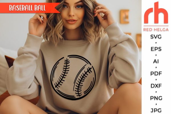 Baseball Ball SVG, Baseball Mama Cut File, Softball Mom Shirt DXF, Ballpark Design, Sport Theme, Digital Download, Game Day Vibes, Baseball Laces Sale