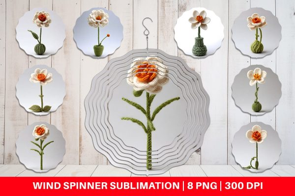 Wind Spinner Flower Embroidery Online Sale