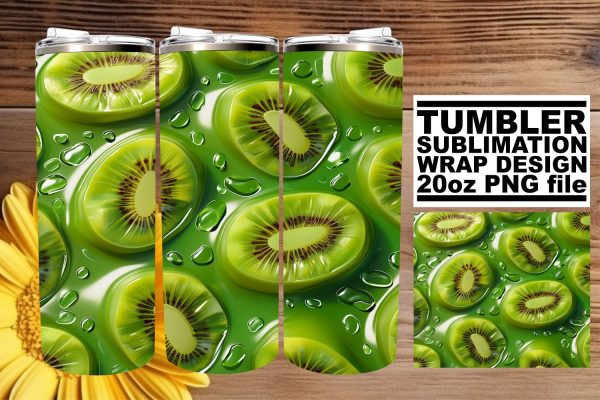 Vibrant Spring Fruits Sublimation Wrap Design Sale