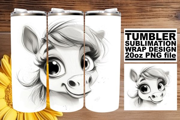Charming Critter Tumbler Sublimation Cheap