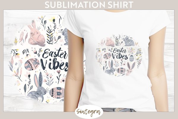 Easter Vibes v1 T-shirt Sublimation Online now