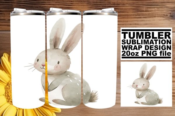 Sweet Spring Boho Critters Tumbler Sublimation - 20oz on Sale