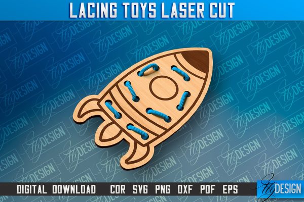 Lacing Toys Laser Cut | Toys Laser Cut Design | CNC Files Supply
