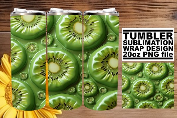Fresh Spring Fruits Tumbler Wrap Design on Sale