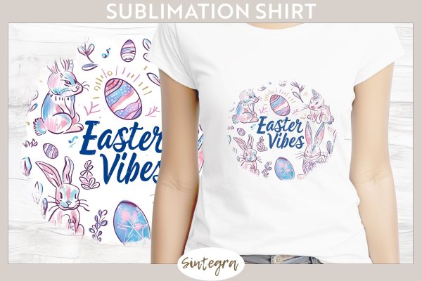 Easter Vibes v3 T-shirt Sublimation For Cheap