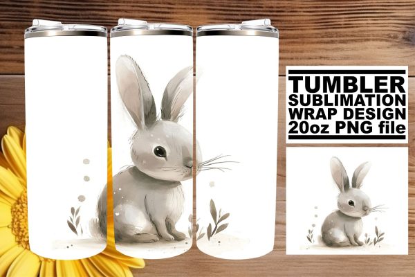 Whimsical Boho Animals Tumbler Design - 20oz - Spring Hot on Sale