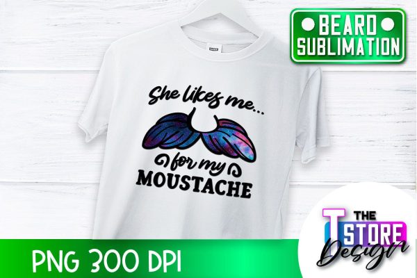 Beard Sublimation | Men Quotes | T-Shirt Design | PNG File Supply