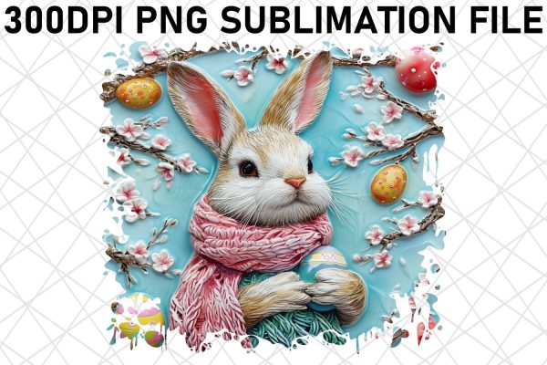 Whimsical Easter Friends 3D Graphics Sale