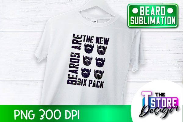 Beard Sublimation | Men Quotes | T-Shirt Design | PNG File Online Sale